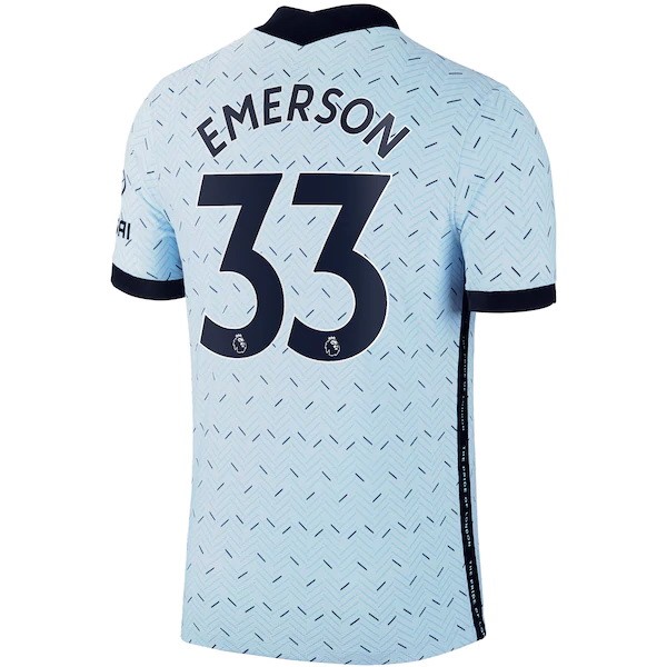 Maillot Football Chelsea NO.33 Emerson Exterieur 2020-21 Bleu